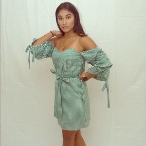 Gingham summer dress